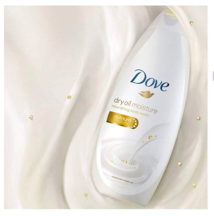 Sữa tắm DOVE Dry Oil Moisture 650ml