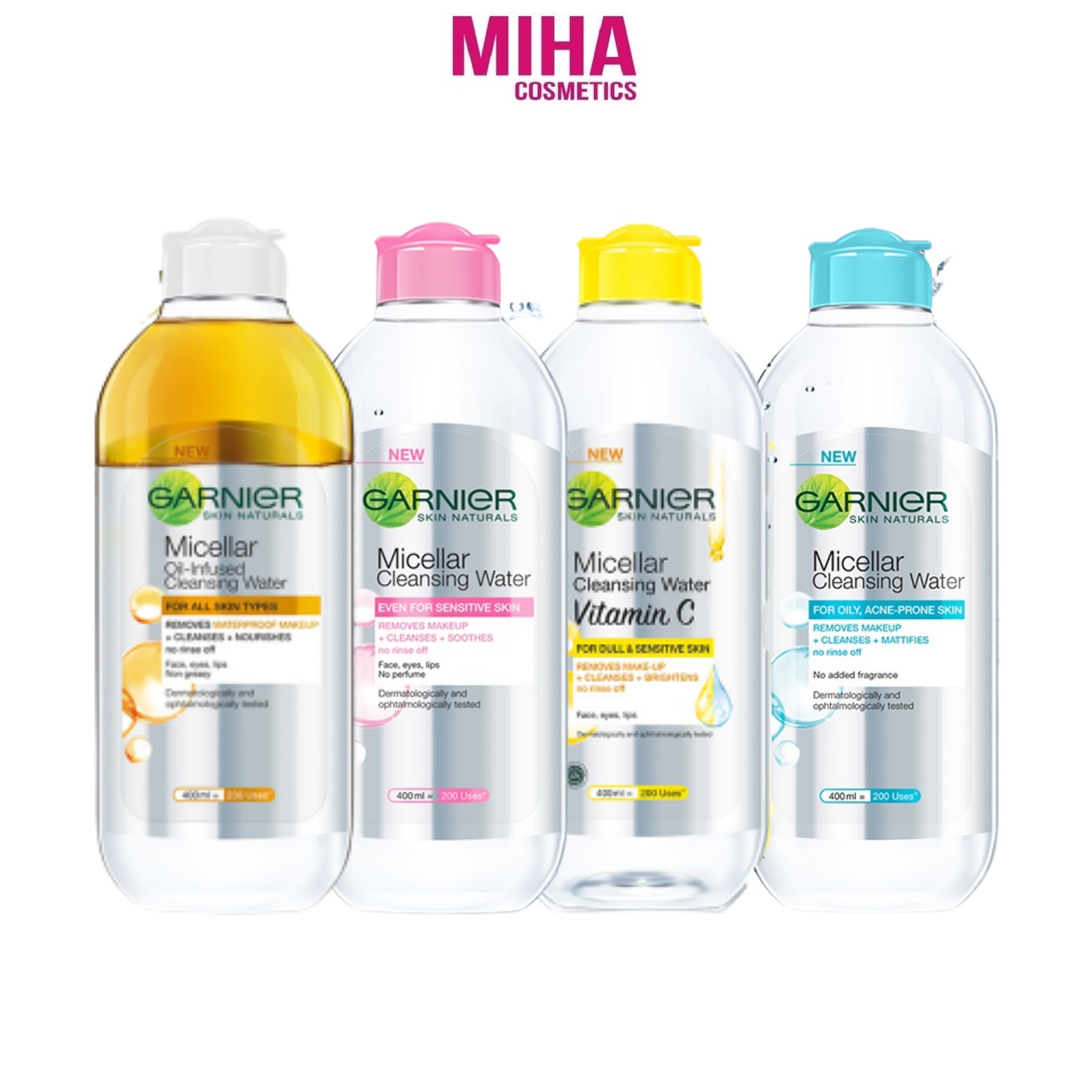 Nước Tẩy Trang Garnier Micellar Cleansing Water 400ml