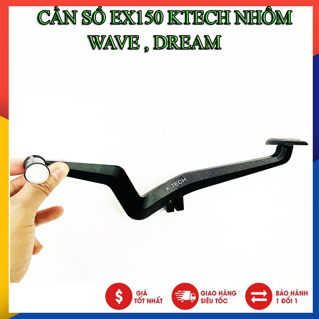 Cần số 2 chiều ex 150- wave - dream k-tech sấm sét