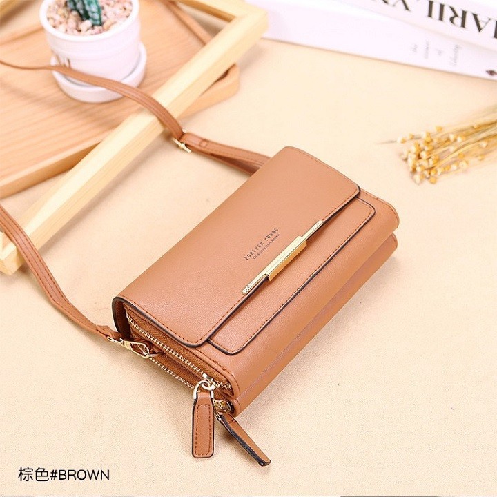 Túi đeo chéo đựng điện thoại hai khóa kéo forever young dt2n, sản phẩm tốt với chất lượng, độ bền cao và được cam kết sản phẩm y như hình