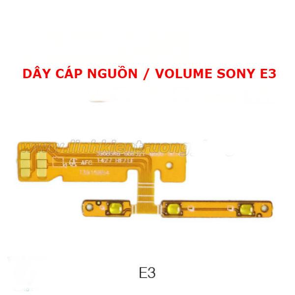 [HCM]DÂY CÁP NGUỒN / VOLUME SONY E3