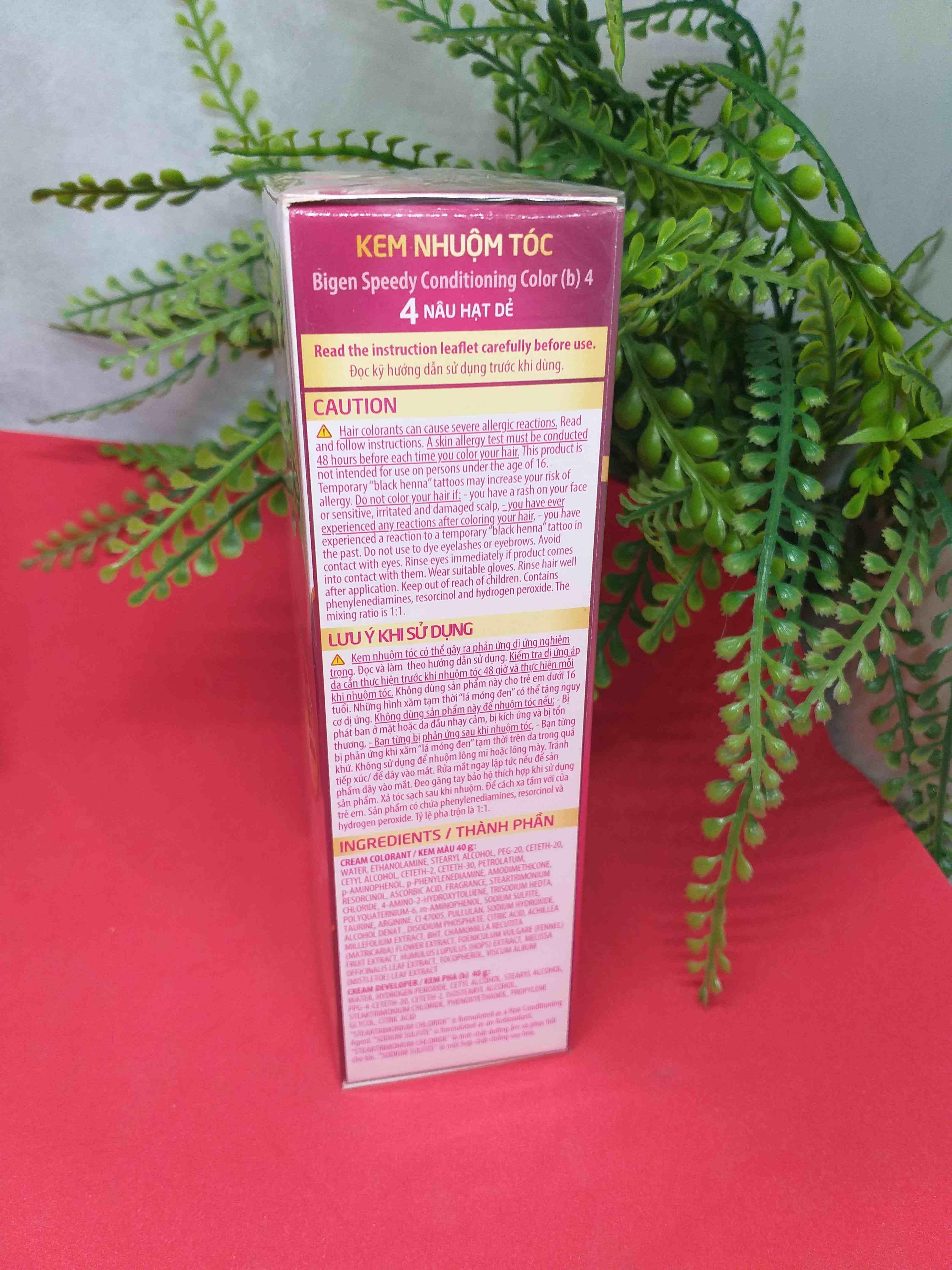 [HCM]Kem nhuộm tóc phủ bạc Bigen Speedy ( Bigen số )