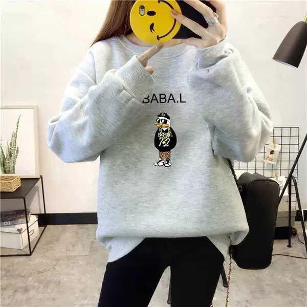 áo khoác hoodei in vịt  BABA siêu chất 2019