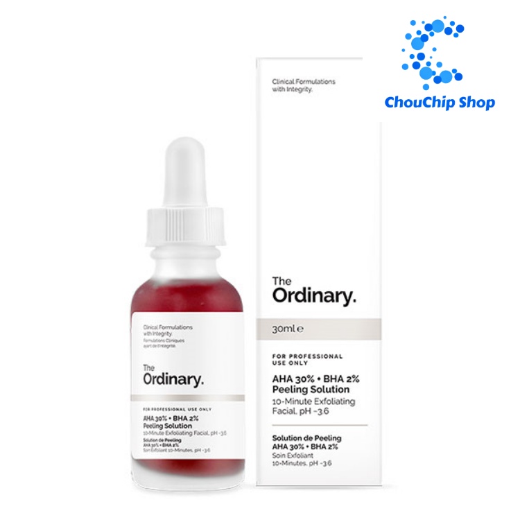 [HCM]Serum tẩy tế bào chết The Ordinary AHA 30% + BHA 2% Peeling Solution 30ml