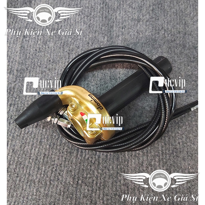Cùm Tăng Tốc Domino 2 Dây Ga Trên Gắn Mọi Loại Xe MS2265