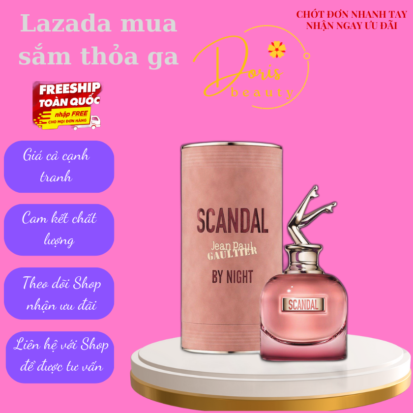 [HÀNG HOT] Nước Hoa Jean Paul Gaultier Scandal By Night - Nước hoa scandal - Nước hoa nữ - Nước hoa