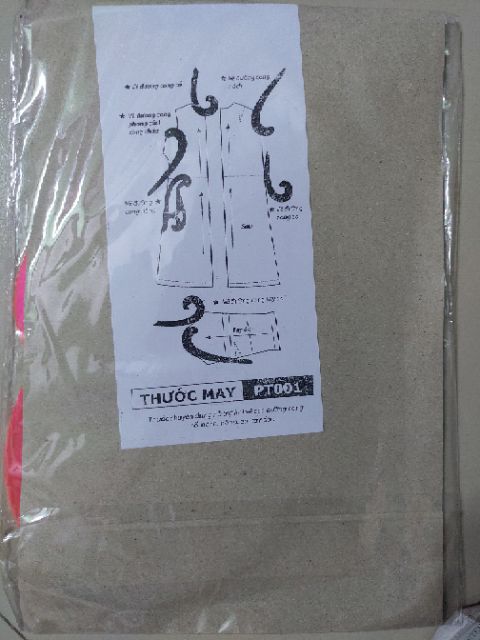 Thước bộ 3 kẻ đường cong,vòng nách,cổ PT001