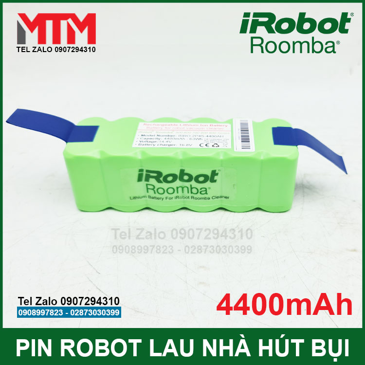 Pin robot hút bụi irobot roomba seri – 14.4v 4400mah