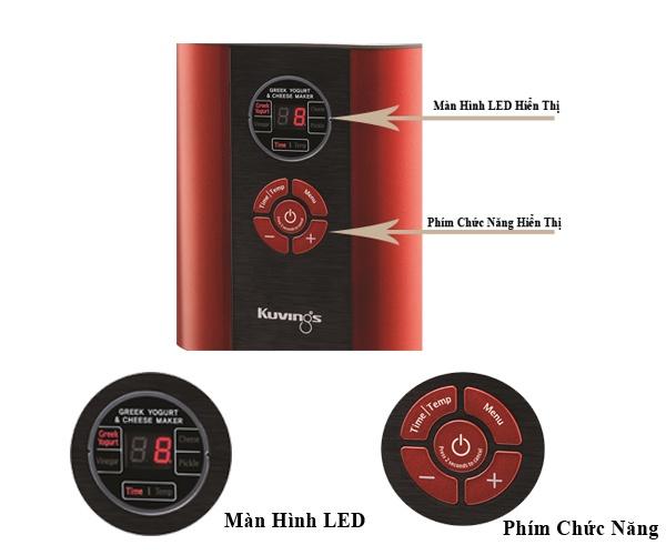 MÁY LÀM SỮA CHUA KUVINGS KGC-712