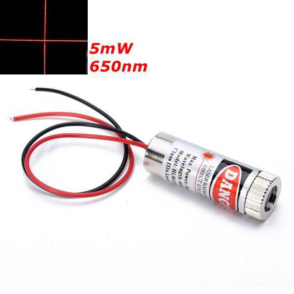 Đầu phát laser 5mW màu đỏ Dấu Cộng