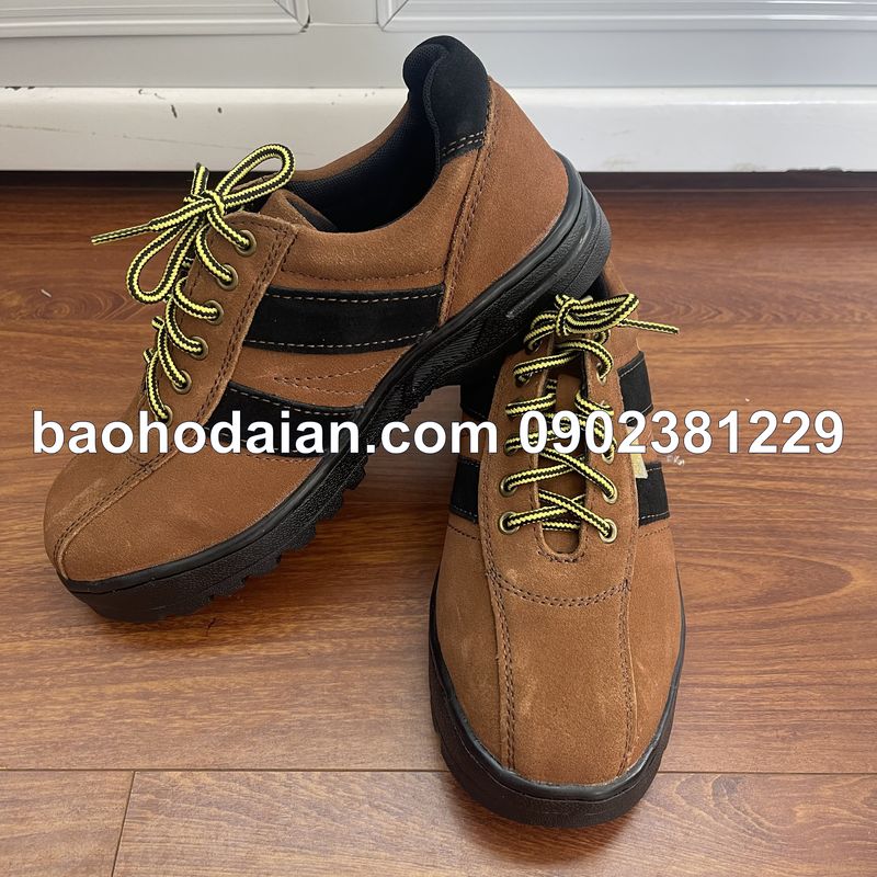 Giày bảo hộ mũi sắt, da bò thật SOBAR VRM-900KB (nâu)