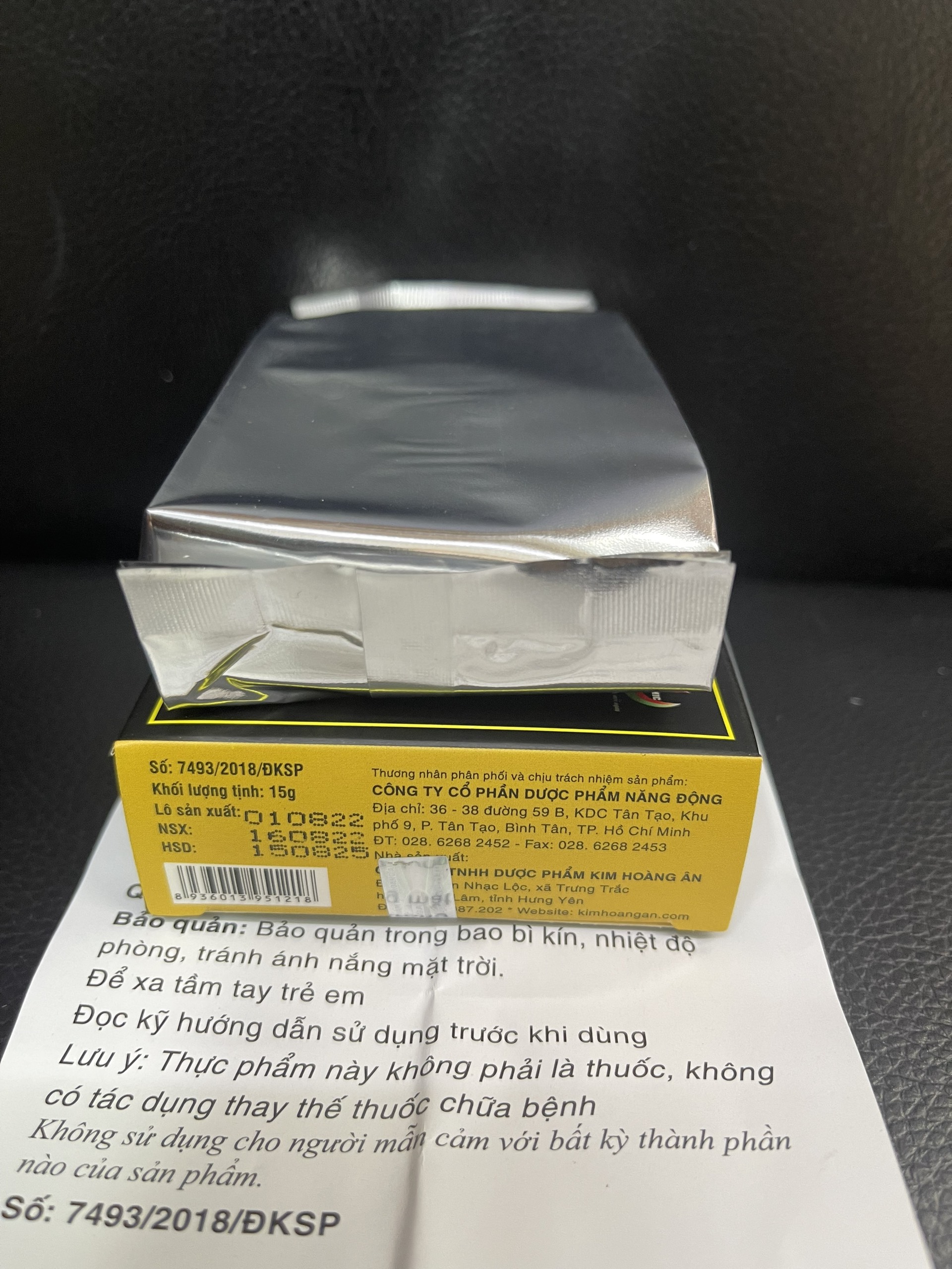 Hà Thủ Ô Năng Động Hỗ trợ đen tóc mọc tóc 30 Viên