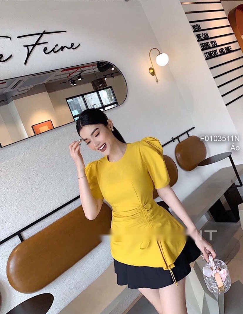 Áo Thiết Kế Eo Nhún Rút - Tôn Dáng Cho Nàng