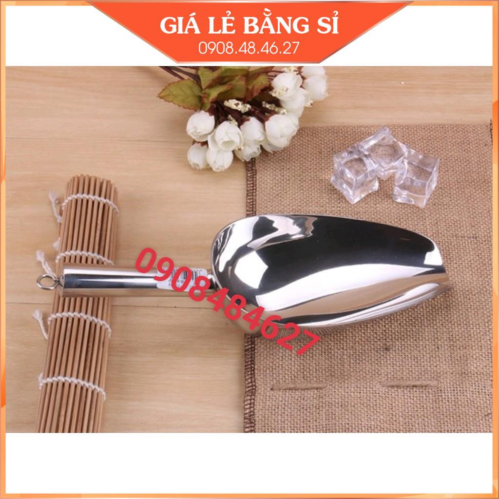Xúc đá, xúc hạt inox loại 1 không hoen gỉ số 4 vs số 5