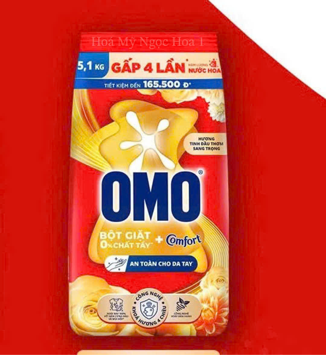 BỘT GIẶC TAY OMO COMFORT 5,1Kg