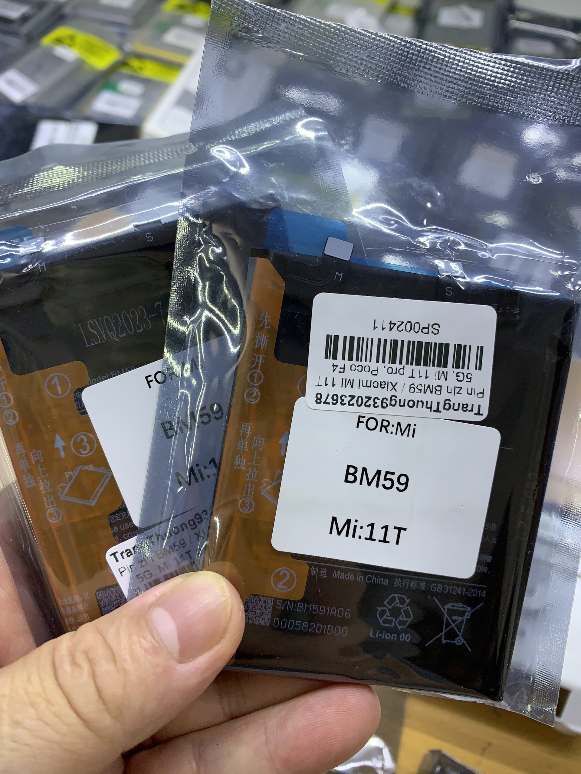 Pin zin bm59 / xiaomi mi 11t 5g, mi 11t pro, poco f4 - 5000mah