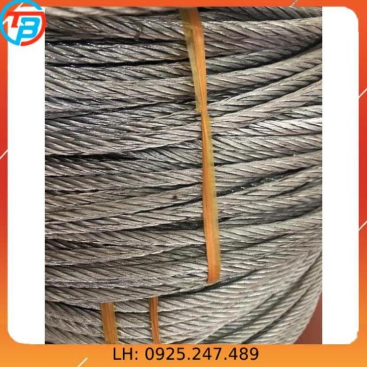 Cáp thép mạ phi 10 mm
