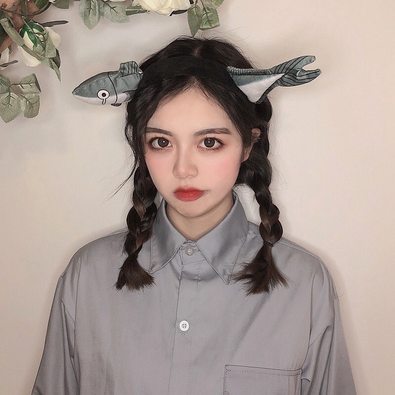Bờm Cài tóc con cá / cà rốt đáng yêu cute - Băng đô cài tóc (tuyển sỉ).