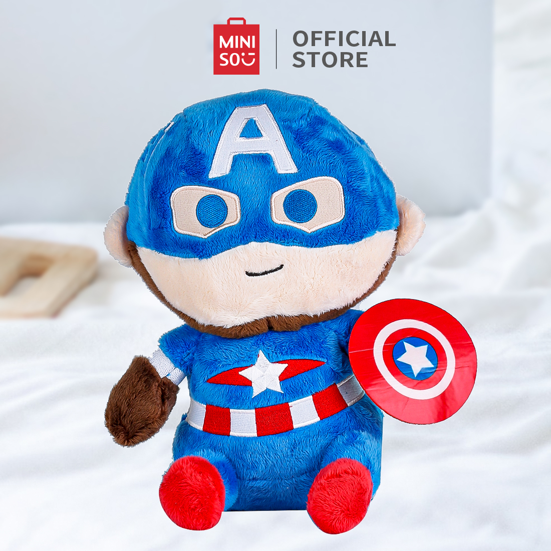 Thú bông Marvel Miniso nhỏ nhắn mềm mại dễ thương chính hãng 