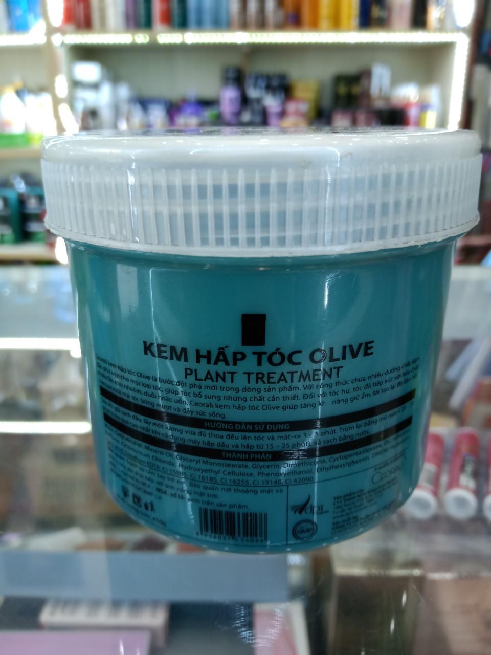 Kem Hấp Tóc CEORALI Olive Hair Treatment 450g
