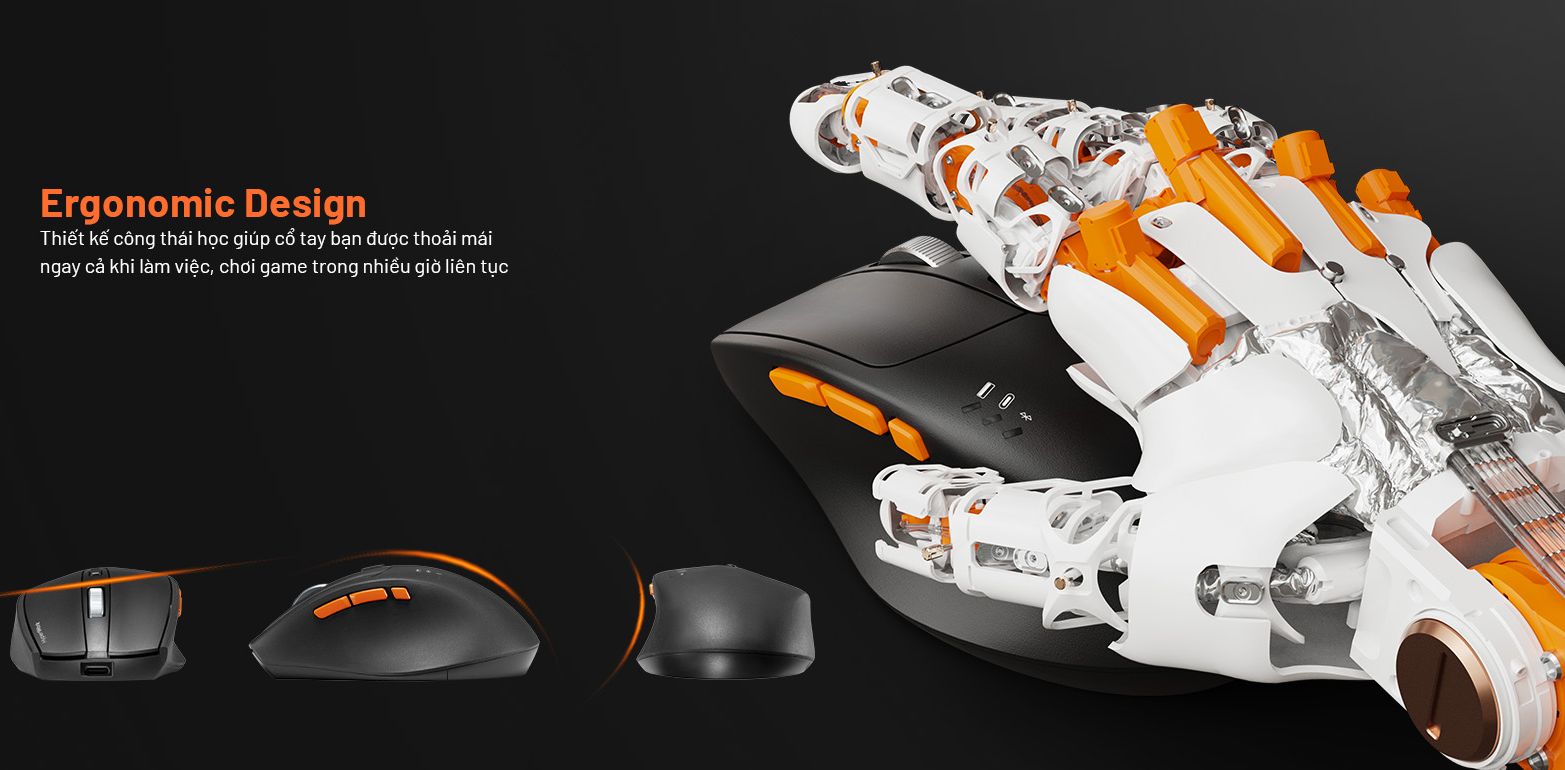 Chuột không dây Hyperwork MS01 - Hàng chính hãng