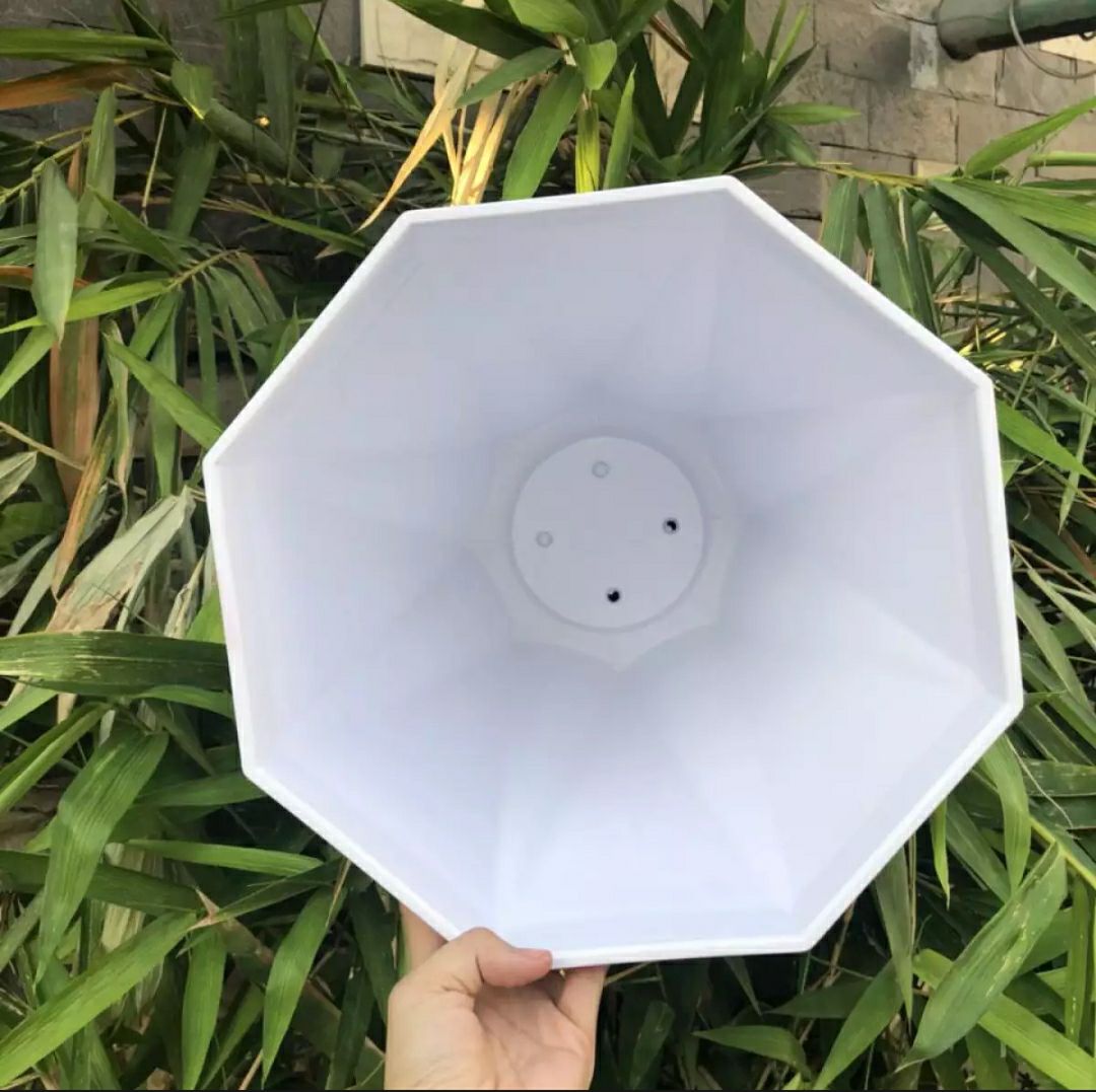 combo 2 chậu nhựa 8 cạnh cao 30cm cực đẹp.