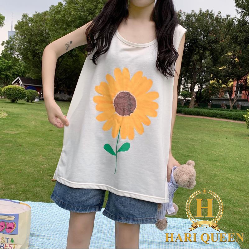 Áo tanktop hoa vàng cá tính HARI0520