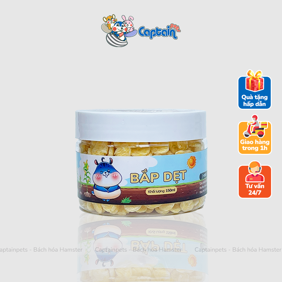 Bắp cán dẹt - Đồ ăn vặt cho Hamster - Bách hóa Hamster