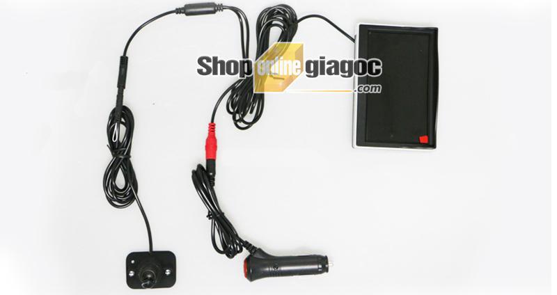 Combo Camera Cập Lề Ô Tô + Màn Hình 5 Inch 800x480P