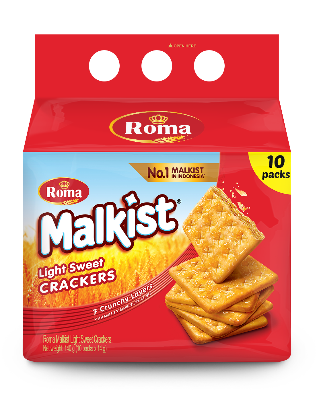 Bánh Malkist Crackers 140g
