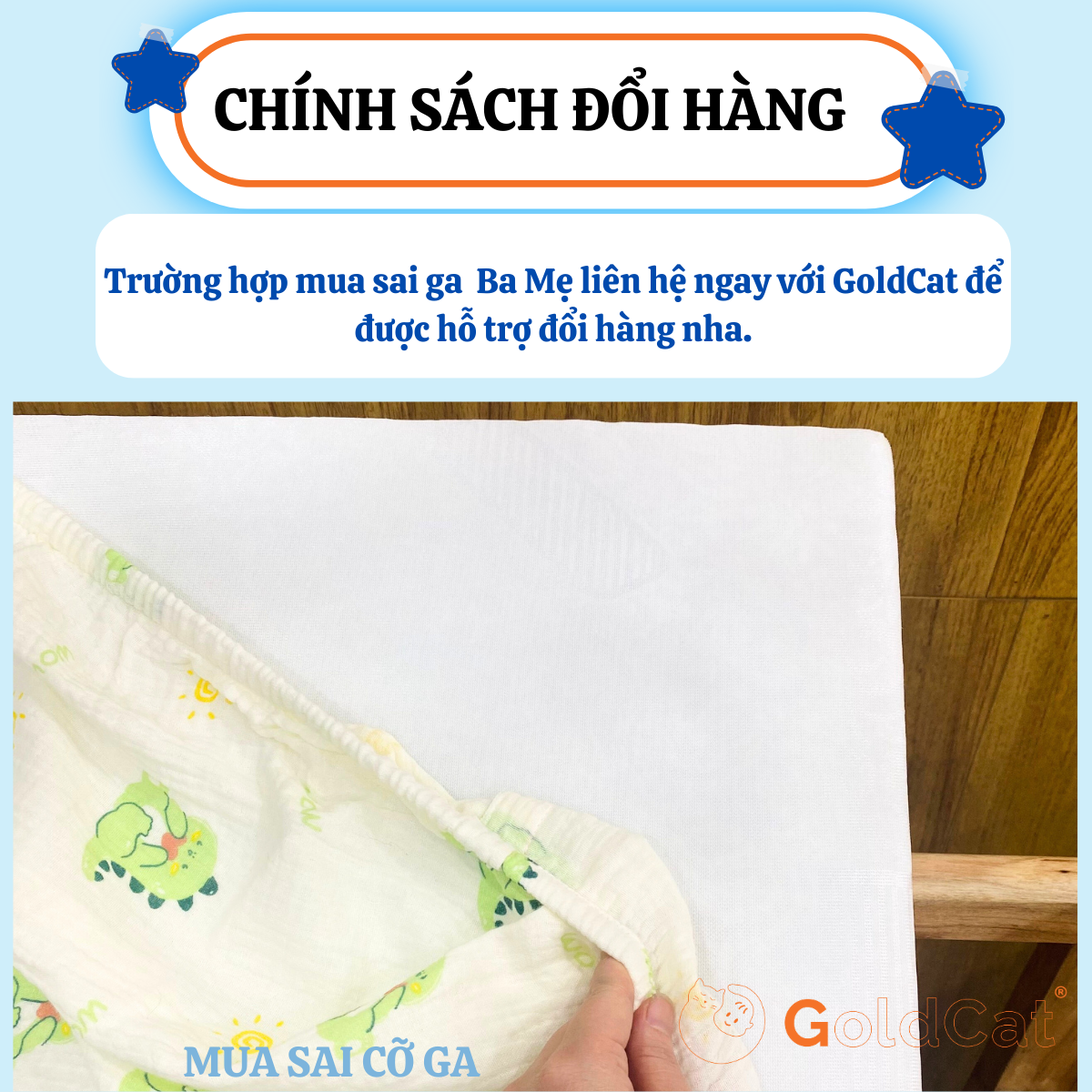 Ga Cũi Cho bé Goldcat (Cắt Theo Kích Thước Yêu Cầu)