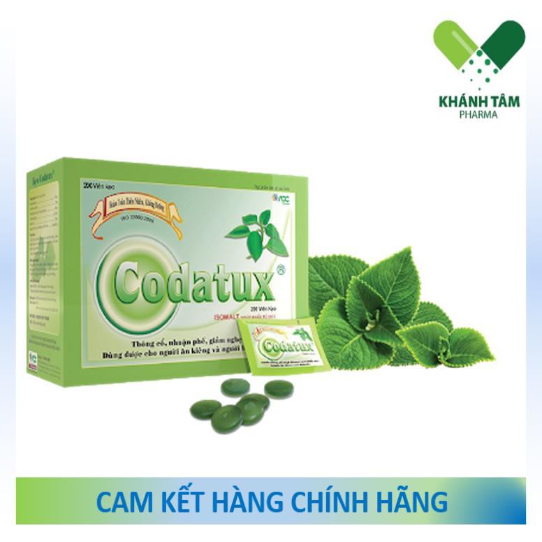 ! Kẹo ngậm thảo dược CODATUX không đường [Hộp 200 viên]