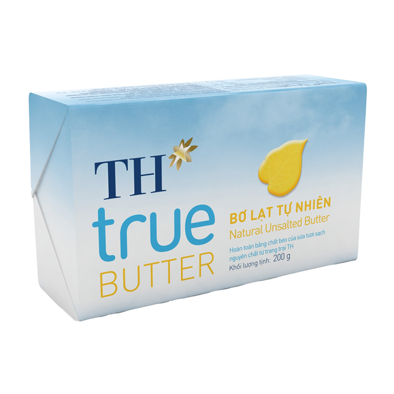 Bơ lạt tự nhiên th truebutter 200g
