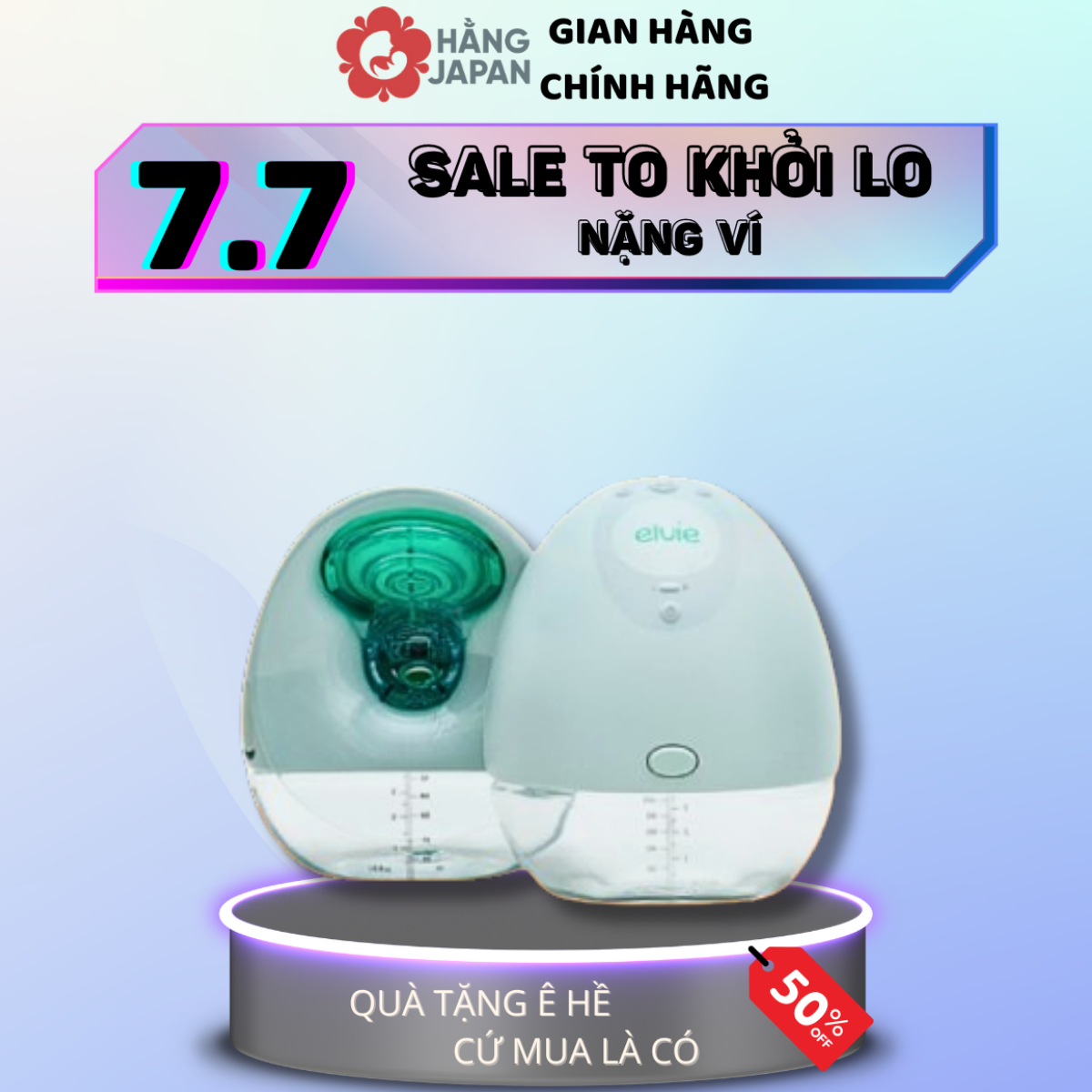 Máy hút sữa không dây Elvie Pum hàng chính hãng Hàng Mỹ - Bảo Hành 12 tháng