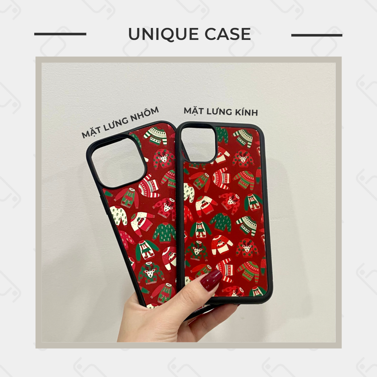 Ốp lưng Unique Case dành cho iPhone NOEL075