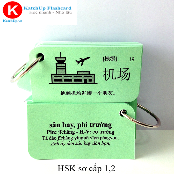 [HCM] Bộ Flashcard Tiếng Trung HSK 1,2 – High Quality