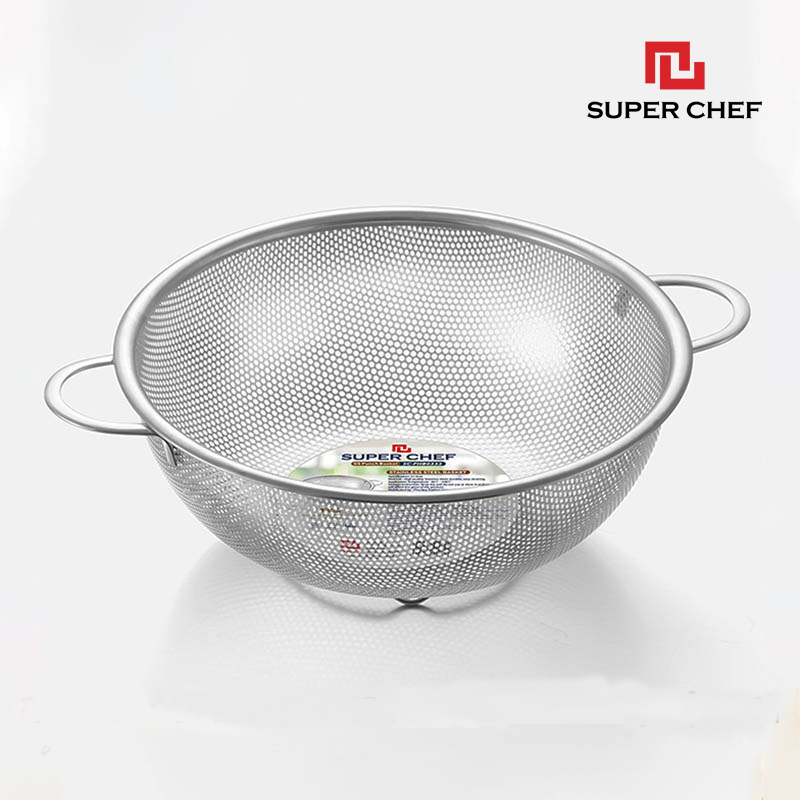 Rổ inox Super Chef 16.5cm 2 quai SC-PHB0217