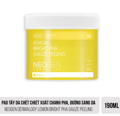 [HCM][ZONE 22]Pad Tẩy Da Chết Neogen Dermalogy PHA 30 Miếng