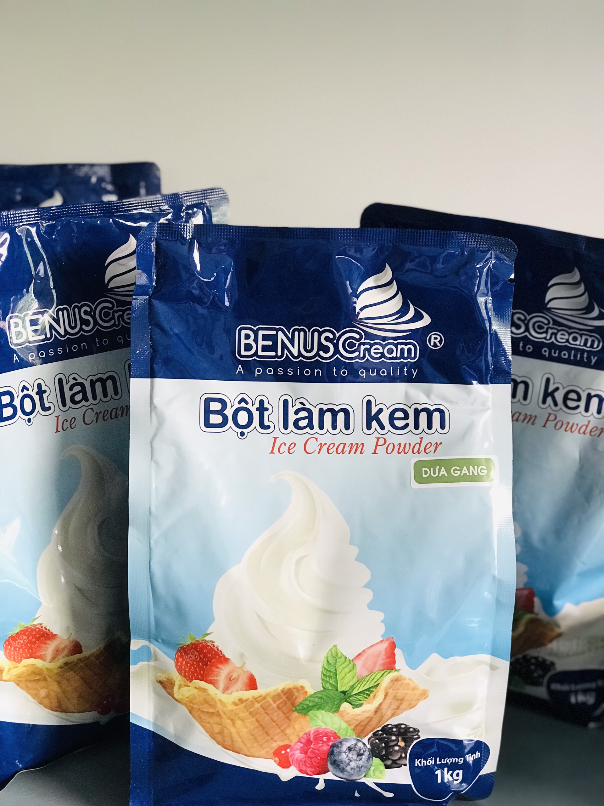 Bột làm kem tươi vị Trà Xanh