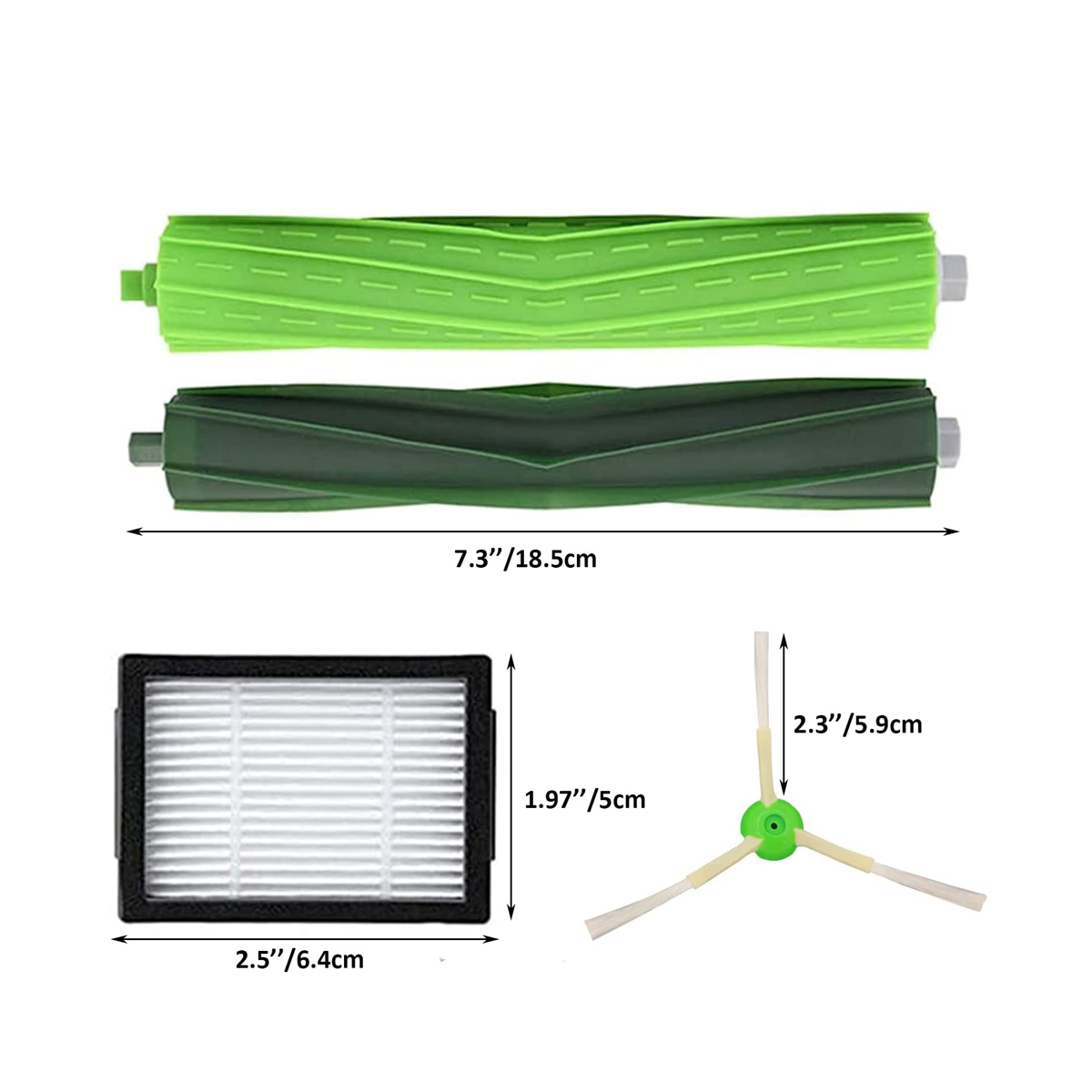 Replacement Parts Main Brush Side Brush HEPA Filter for iRobot Roomba I3 I7 I7+ E5 E6 E7 Vacuum Cleaner Accessories
