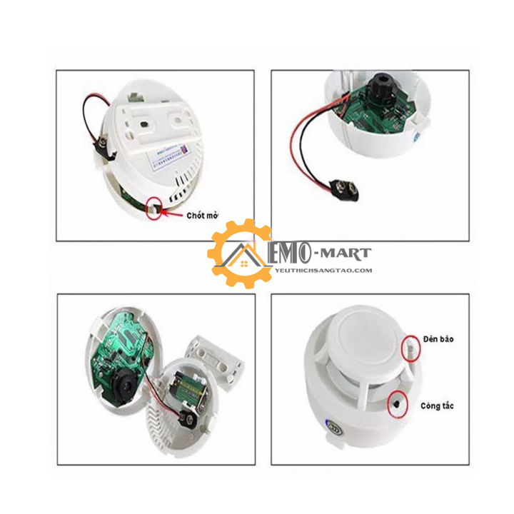 Máy báo khói báo cháy độc lập SA1201