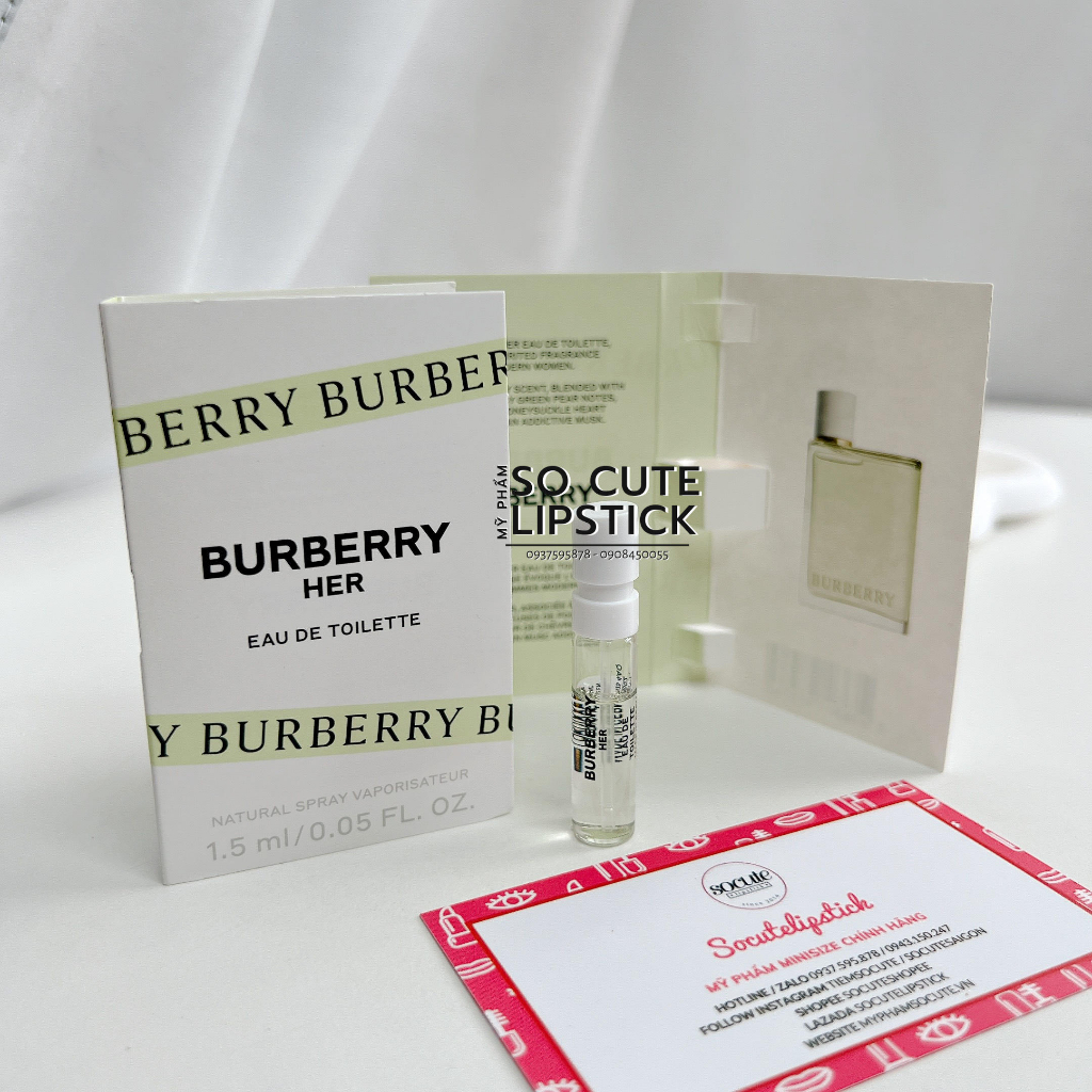 Vial 1.5ml | Nước hoa BBR Her EDP - Her Elixir - Her EDT - Goddess - Hero