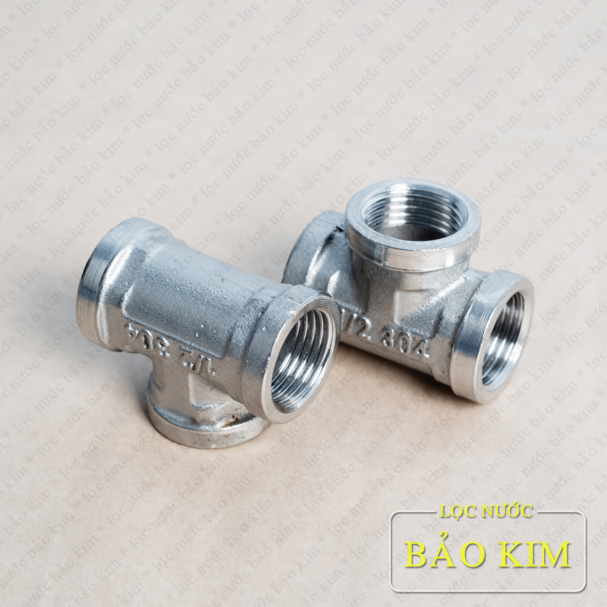[HCM]Bộ 2 tê ren trong inox Ø 21 (1/2-304)