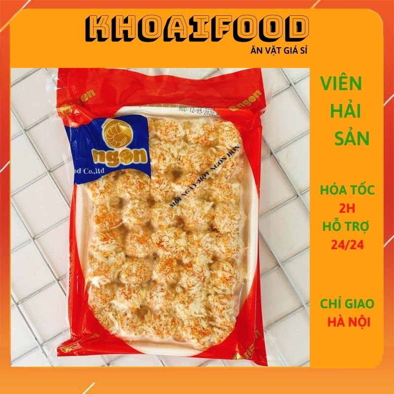 Viên hải sản sốt phô mai mayonnaise cá viên chiên