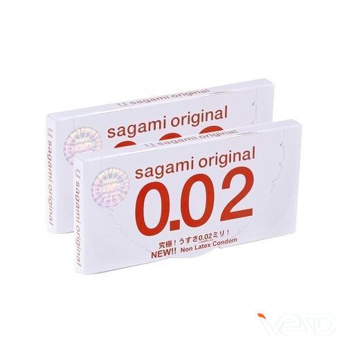 BAO CAO SU SAGAMI ORIGINAL 0.02 MỎNG NHẤT THẾ GIỚI ( hộp 2c) 4.8