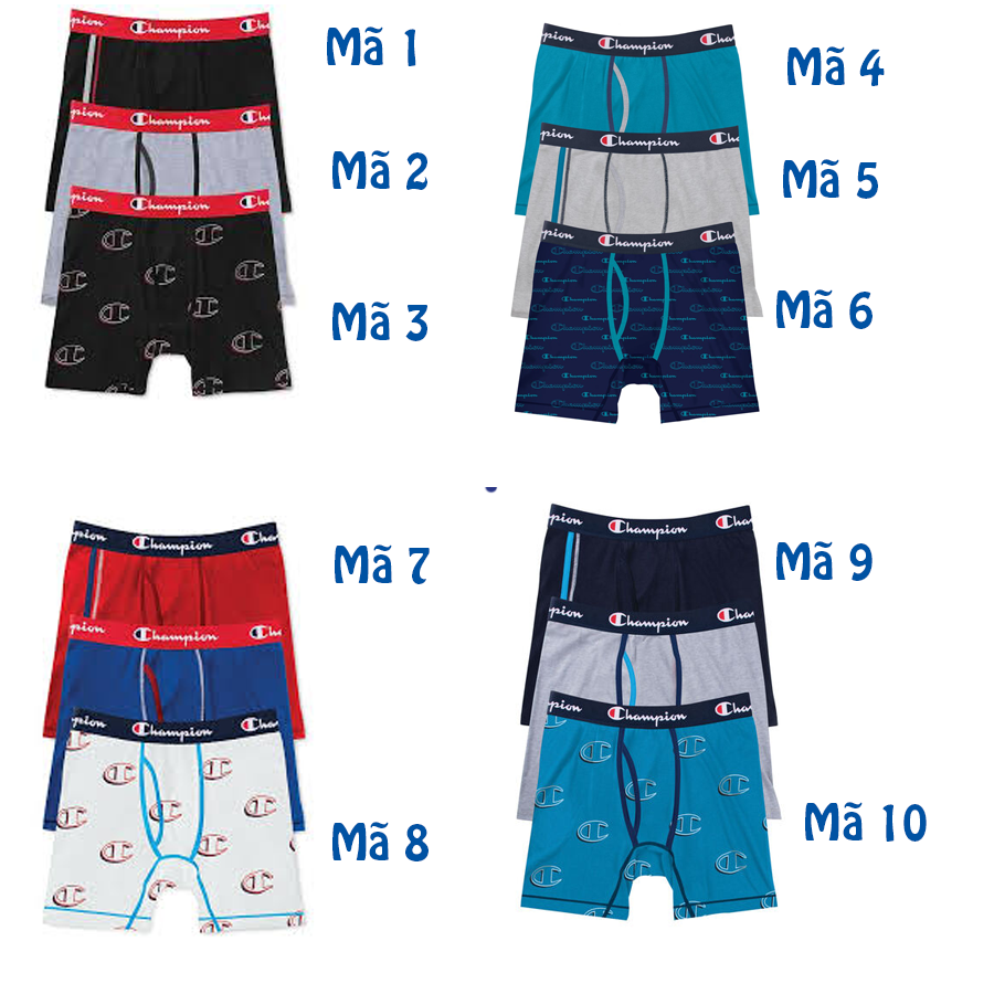 Sịp boxer hàng hiệu Champion xuất dư