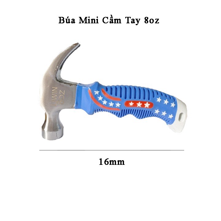 Búa lùn Mỹ Liwin búa nhổ đinh liền khối đa năng nhỏ gọn tiện lợi