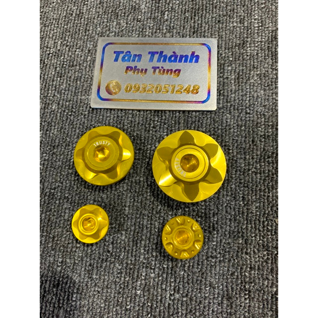 [ HB ]Ốc chụp mâm lửa xe máy đủ màu