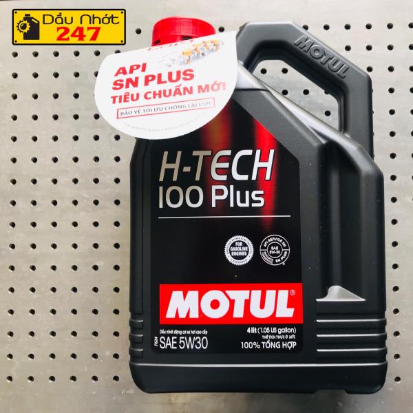 (Mẫu 2019) Dầu nhớt Oto Motul Htech 100 Plus 4L