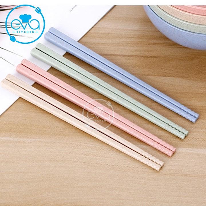 Bộ Chén Ăn Dặm Lúa Mạch Gồm Đũa Muỗng Nĩa Cho Bé
